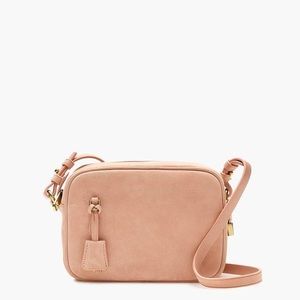 J Crew Signet Suede Camera Bag